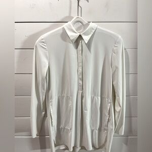 🤍MARCCAIN - White Stretch Shirt - Estimated Size M